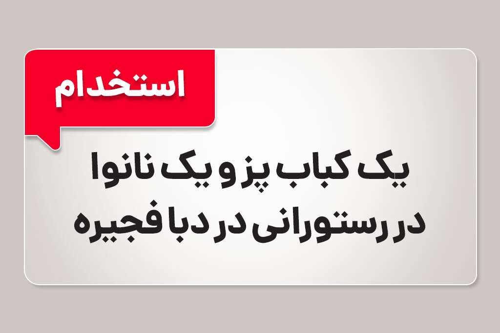 استخدام کباب پز و نانوا